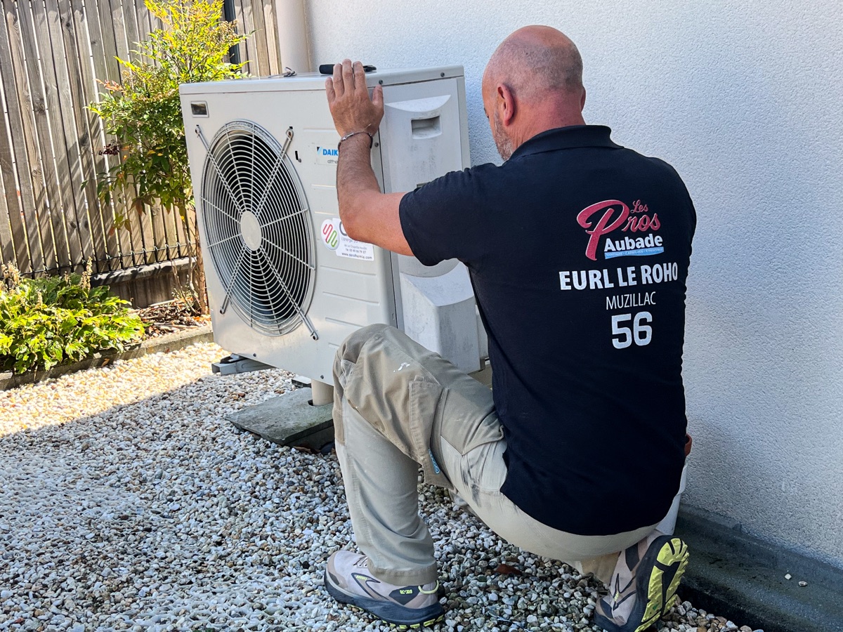 Installation climatisation Daikin à Questembert par Nicolas Le Roho